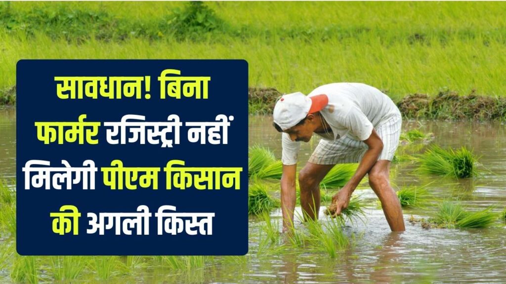 Farmer Registry: सभी किसानों के लिए 'फार्मर रजिस्ट्री' हुई अनिवार्य! बिना इसके रुक सकती है पीएम किसान की किस्त, घर बैठे ऐसे करें अपना रजिस्ट्रेशन 1 Farmer Registry: सभी किसानों के लिए 'फार्मर रजिस्ट्री' हुई अनिवार्य! बिना इसके रुक सकती है पीएम किसान की किस्त, घर बैठे ऐसे करें अपना रजिस्ट्रेशन