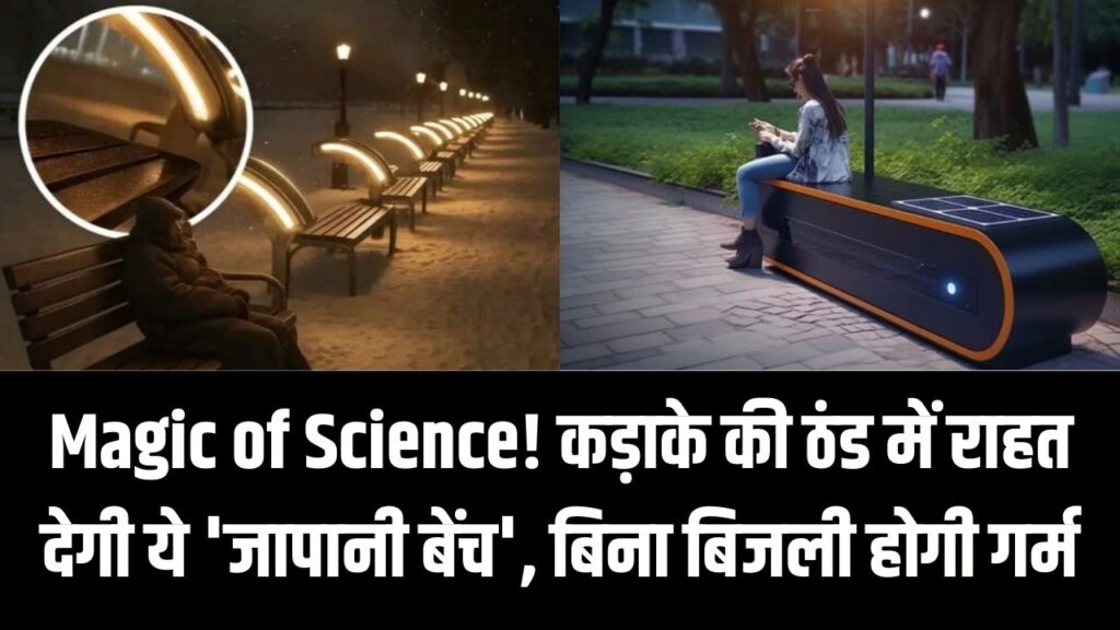 Magic of Science: कड़ाके की ठंड में गर्म रहेगी ये बेंच! बिना बिजली के ठिठुरन भगाने वाली जापानी तकनीक ने सबको चौंकाया